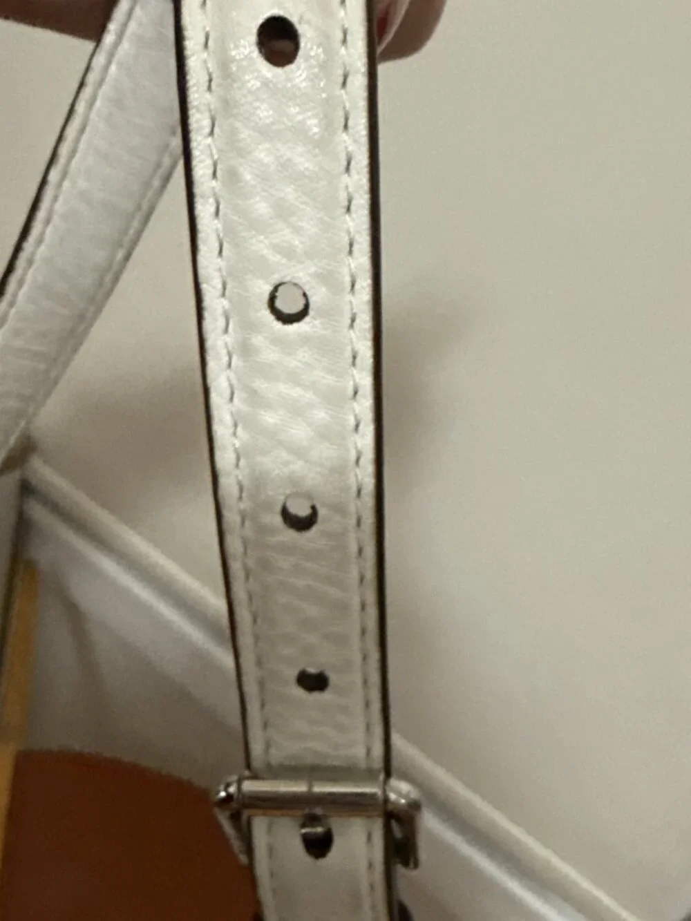 Lauren Ralph Lauren Grafton Falan Md Satchel Soft Leather Off white Crossbody